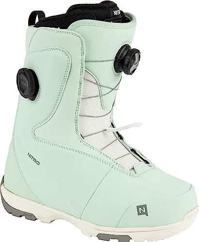 Nitro Damen Cypress Boa Dual '24 All Mountain Freestyle Schnellschnürssystem Boot Snowboardboot, Mint, MP 26.5 // EU 40 2/3 // US WMN 9