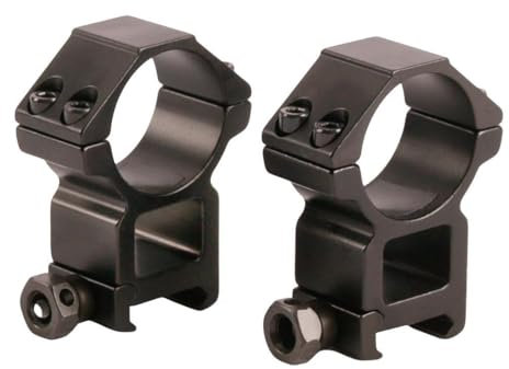 Paire d'anneaux de Fixation de Lunettes de visée 30mm Support Optique de visée siège en Queue d'aronde 20mm Rail Perspective Haute et Lourde