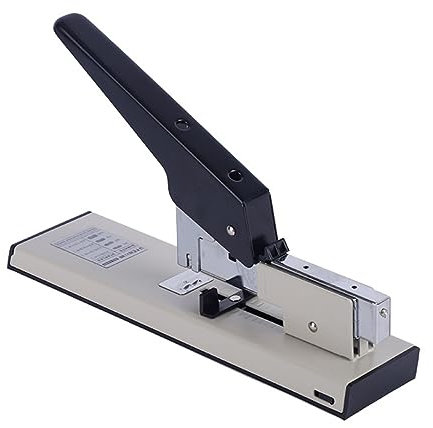 Heavy Duty Metal Stapler 100 Sheet Capacity White for Office