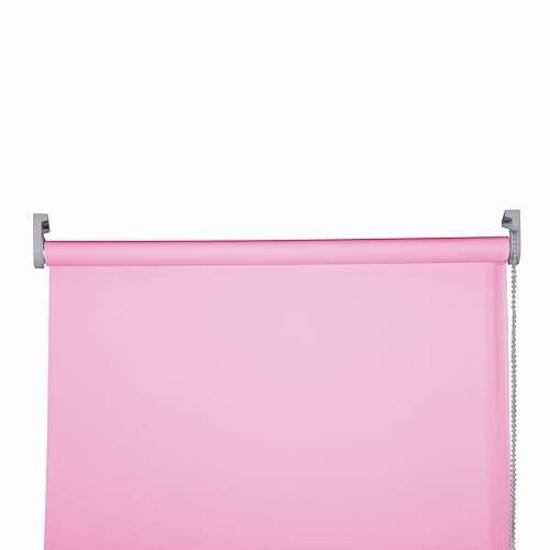 Apex Furnishings Pink Blackout roller blinds for windows, Thermal Insulated UV Protection Child Safety Trimmable Easy Fit Home office Window Blinds W 150cm x L 165cm