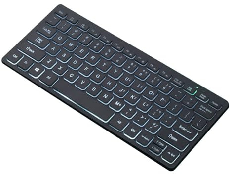 Nihcora Teclado Compacto con Cable para Portátiles - Mini Teclado Externo con Conexión USB, Ideal para Uso en el Hogar y la Oficina B