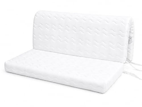 EROSS CONFORT | Colchón para sofá Cama BZ o ACORDEÓN de 140x190 cm. Desenfundable, Lavable, Transpirable, Hipoalegénico. Núcleo Espuma HD Firmeza Media. Altura 12 cm.