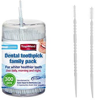 Borstplektrum tandpetare hygien (300 stycken, paket)