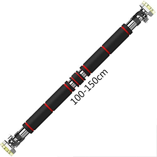 100 à 150 cm - Barre de menton - Pour la maison, le fitness, les tractions, les équipements de fitness, la musculation - Installation sans perforation