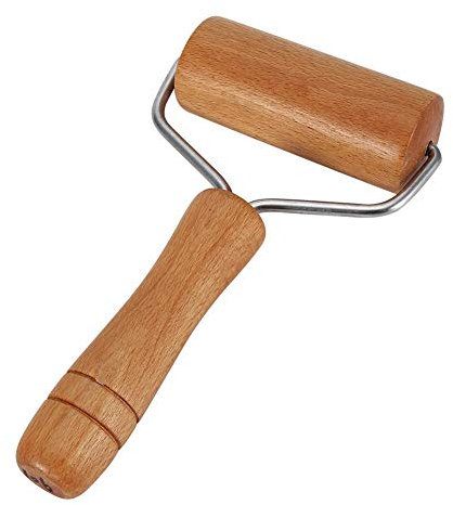 Rullo per pizza in legno Rullo per pizza, Mini mattarello Rullo per pasta per pizza Panettiere per pizza Rotolo per pasticceria, Noodles Fondente per crostata di(Style 2)
