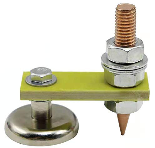 Magnetic Welding Support Clamp, Magnetic Welding Ground Clamp, Welding Magnet Head Strong Magnetism Large Suction, Copper Tail Welding Stability Clamps, Welding Support Tool Accessories No Clamp