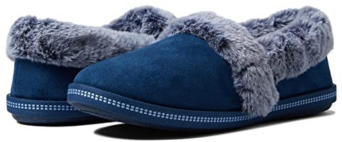 Skechers Women's Cozy Campfire Team Toasty Slipper, Navy, 6 UK