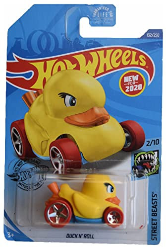 Hot Wheels Duck N' Roll - Street Beasts 2/10 - Yellow 132/250