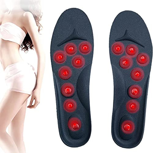 Andningsbara massagesulor Magnetisk terapi innersulor, förbättra blodcirkulationen Plantar fasciit Fotvård, zonterapi Fotsmärta Akupressur