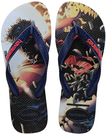 Havaianas - Top Heróis DC, Bequeme, langlebige und leichte Badelatschen mit Hero Sohle, Unisex-Erwachsene