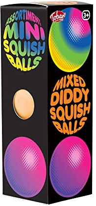 lTobar SCRUNCHEMS Mixed Diddy Stress Squish Balls (3Pack)