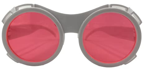 Gafas de Sol Blanco Negro con Lentes en Diseño de Willy Wonka para Disfraces de Película, Halloween y Carnaval (Blanco)