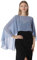 Hotshawl Damen Chiffon-Umhang 001 Pashmina-Schal, Dusty Blue, One Size