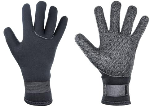 Tutuxio Neoprenhandschuhe 3mm, Tauchhandschuhe Neopren Handschuhe Schwimmhandschuhe Anti-Rutsch Thermohandschuhe Herren Damen zum Tauchen Schnorcheln Segeln Bootfahren Surfen Kajakfahren
