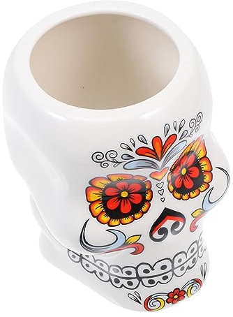 Cabilock 2 Piezas Copa Coctel Aloha la Vendimia Taza Bebida Calavera Vasos Cocktail Decoración Bebidas decoración Vintage anteojos Copa Vino Fiesta Vasos Fiesta Hawaii