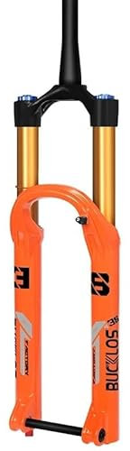 wanhaoaony Federgabel MTB Gabel Fahrrad 27,5er 29er E-Bike Gabel 38mm Steckachse Mountainbike Gabeln Fit Scheibenbremse Fahrrad Gabel (Color : 27.5inch-Orange)