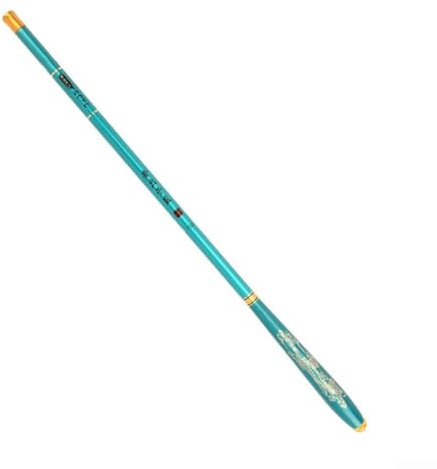 Canna da pesca telescopica 28 MH, materiale in fibra di carbonio e leggera, adatta per pesca selvatica (1,5)