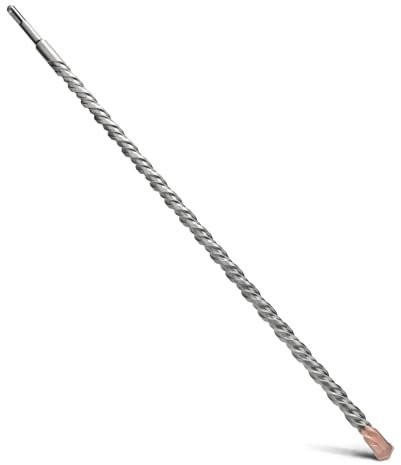 MOXPIFY 16 x 600 mm SDS Plus Broca con doble hélice, para hormigón, piedra, piedra natural