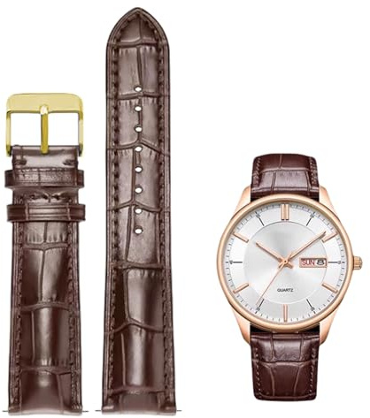 Nizonlaie Watch Bands Quick Release Genuine Leather Strap Alligator Grain Calfskin Watch Business Casual Universal Straps Wides 12mm 14mm 15mm 16mm 17mm 18mm 19mm 20mm 21mm 22mm 24mm for Men Women
