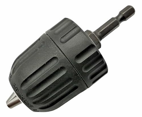 Bohrer Adapter Bit Bohrfutter 0,8-10mm schlüssellos Sechskant 1/4'' HEX Bohrer Adapter Bit Bohrfutter 0,8-10mm schlüssellos 1/4'' HEX Sechskant für Akkuschrauber zb Bosch IXO