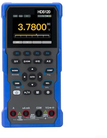 Digital Multimeter with Oscilloscope, 4 5 Digit Display, Automatic Waveform Measurement Including Vmax, Vmin, Vrms, Frequency, Intelligent Probe Detection, CAT III 1000V Rated