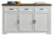 JASMIN Sideboard in Pinie hell, Artisan Eiche Optik - Kommode mit Schubladen und viel Stauraum im Landhausstil - 166 x 102 x 48 cm (B/H/T)