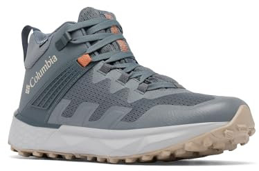 Columbia Men's Facet 75 Mid Outdry Waterproof mid Rise Hiking Boots, Grey (Graphite x Canvas Tan), 8 UK