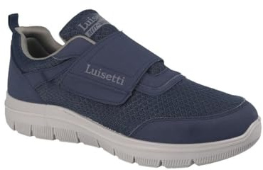 Luisetti 31104 Zapatilla con Cierre Adhesivo Hombre Marino 42