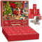 peiranup Jigsaw Puzzle - Santa Claus Prepares Gifts, 1008 Pieces in 24 Boxes, Perfect Countdown to Christmas Activity and Home Decoration