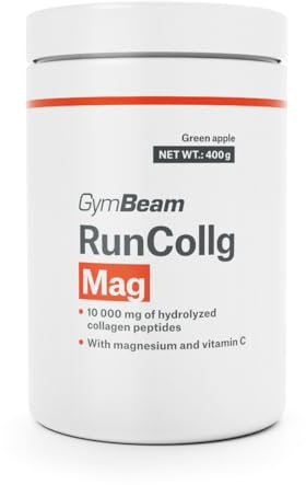 GymBeam Collagene Idrolizzato in Polvere, Integratore Funzionale per la Cura dell'Apparato Muscolo-Scheletrico, Con Peptidi di Collagene Polvere Altamente Assorbibili (400 g, Green Apple)
