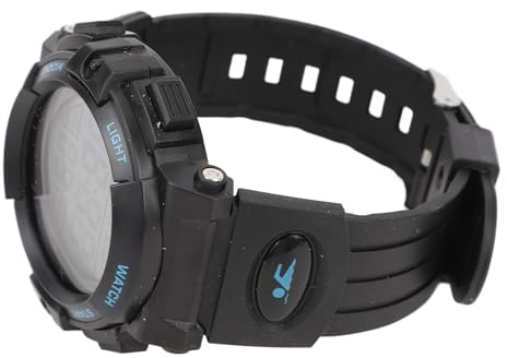 Fabater Montre Numérique pour Hommes, Fonction d'alarme Chronométrée, Affichage du Calendrier, Montre de Sport de Plein Air, étanche jusqu'à 50M pour Les Exercices de Fitness (Blue)