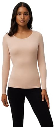 YSABEL MORA - Camiseta Térmica Control de Temperatura, Manga Larga, Ropa Interior Funcional para Climas Fríos, Tecnología Avanzada de Retención de Calor, Ideal para Actividades al Aire Libre.