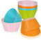 Moldes de silicona para magdalenas, 12 moldes de silicona reutilizables, moldes de silicona para postres, moldes para cupcakes, moldes para hornear Air Fryer, molde multicolor para cupcakes