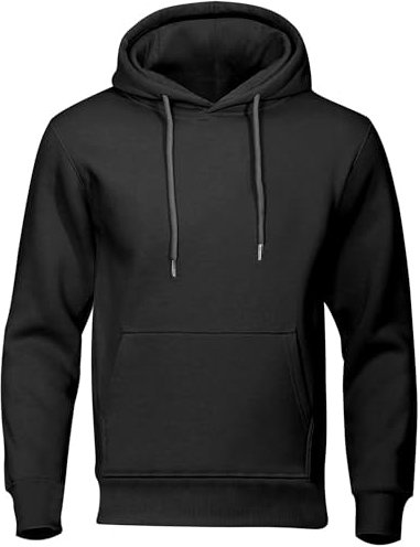 CSHE Hoodie Herren Oversize Sweatshirt Casual Pullover Hoody mit Kapuze Männer Einfarbig Kapuzenpullover Frühling und Herbst Oberteil Longsleeve Regular Fit Hooded Y2k Pulli