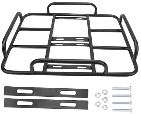 Food Delivery Box Rack Rear Grille,Universal Heavy Duty Delivery Food Box Bracket,Sturdy Iron Construction,for Electric Bike Motorcycle