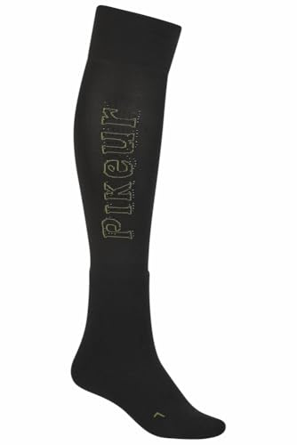 Pikeur Sports Knee Socks Wool Rhinestuds Gr. 35-38 Kniestrümpfe HW 2025 (Black)