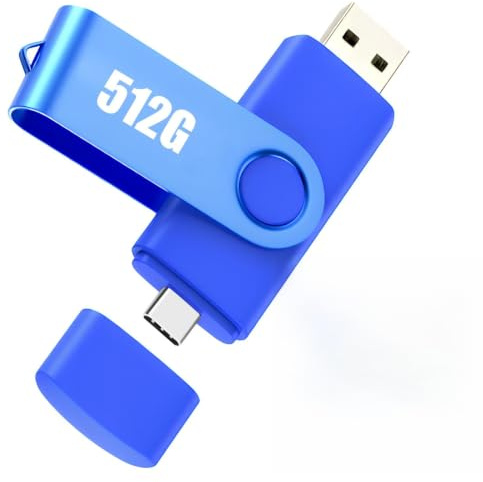 Memoria USB 512gb 2 en 1 Disco Expansión Pendrive Tipo C Et USB A 2.0