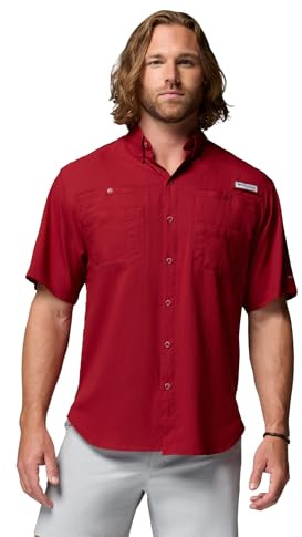 Columbia Men's Tamiami Ii Short Sleeve Shirt, Beet, 3X/Tall