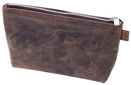 Jahn-Tasche â€“ Taschenorganizer/Pouch/Innentasche GröÃŸe L aus Büffel-Leder, Braun, Modell 008