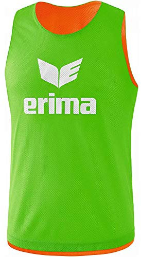 Erima Unisex Erwachsene Wende- Markierungshemd (3242002), orange/Green, S