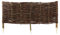 Beetbegrenzaung – Beeteinfassung Größe 100 x 40 cm – Weidenzaun – Weide Beetzaun zum Einschlagen in den Boden – Palisade zur Abtrennung von Blumenbeetwegen und Gartenbeeten