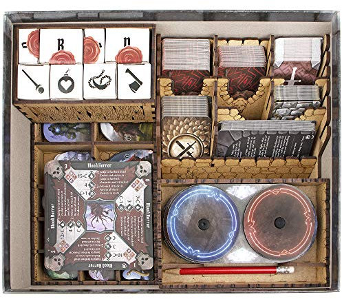 TowerRex Brettspiel-Organizer für Gloomhaven Jaws of The Lion Brettspielbox, Brettspiel-Organizer für Gloomhaven Jaws of The Lion, Gloomhaven JotL Organizer