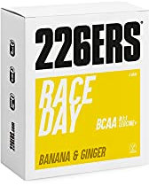226ERS Race Day Bars Box, Barretta Energetica Vegana, Senza Gluten, Energy Bars, Banana e Zenzero - 6 x 40 g