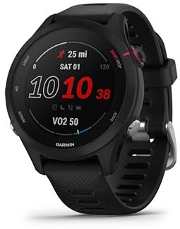 Garmin Forerunner 255 kleinere, einfach zu bedienende leichte GPS-Lauf-Smartwatch, Musikspeicher, erweiterte Trainings- und Wiederherstellungseinblicke, Sicherheits- und Tracking-Funktionen, bis zu 12