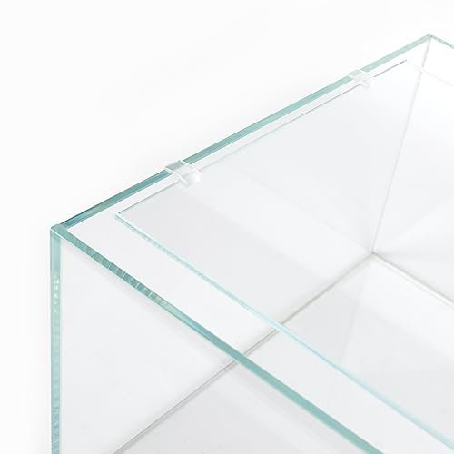 LANDEN Aquariumdeckel, 4 mm dick, transparent, inkl. 4 Clips für sichere Platzierung, 342 x 168 mm, angepasst an NA362226