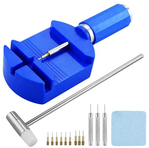 GUDQVOZIHG Kit D'Outils De RéParation De Bracelet De Montre, Outil De Retrait De Goupilles pour Bracelets De Montre, Outil D'Horloger pour Goupilles De Montre, Outil De RéDuction De Montre
