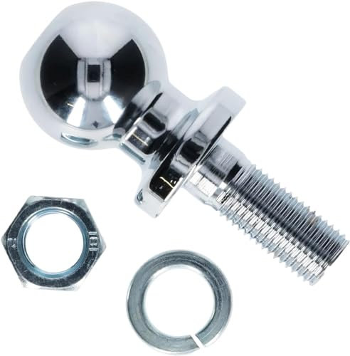 Binario agricolo con testa sferica da 50MM 3,5T Gancio di Traino Auto 3,5T Compatibile con Rimorchio per Quad e Aste di Accoppiamento (Carico 3,5 Tonnellate)