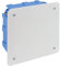 Electraline 60390 Abzweigdose Unterputz für Gipskarton IP40 (105x105x50mm) mit Deckel und Schrauben