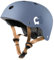 Cariboo Fahrradhelm Kinder Kinderhelm XS 46-50 cm Robust Mit LED-Licht Für Fahrrad Skateboard Inlineskates Scooter Marineblau Beige