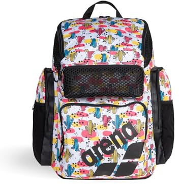 Arena One Go, zaino per nuotatori, atleti, sport, palestra, zaino daypack multisport di grandi dimensioni, attrezzatura da allenamento, borsa da nuoto per uomini e donne, 45 litri, Arena Desert